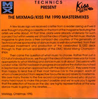 Technics Present The 1990 MixMag/Kiss FM Mastermixes