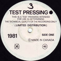 Test Pressing 3